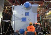 На ледокол «Ленинград» установили главные элементы вспомогательной котельной установки