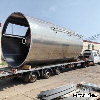 Завод "Сеспель" успешно отгрузил алюминиевый силос объемом 45 м куб