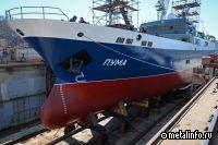 Восточная верфь спустила на воду краболов «Пума»
