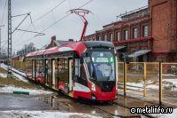 «ПК Транспортные системы» презентовала трамвай «Невский», специально разработанный для Санкт-Петербурга