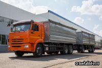 КАМАЗ изготовил автопоезд для перевозки зерновых культур