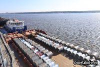 Промышленный порт Череповецкого меткомбината начал отправку судов