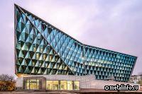 Телевизионный комплекс НТВ в виде кристалла построили в Москве