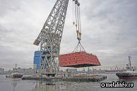 ОСК установила второй жилой блок на атомном ледоколе «Чукотка»