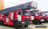 «Урал» представил пожарную автолестницу на шасси «Урал-С35510».