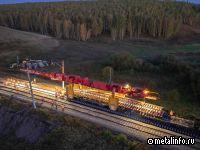 На Красноярской железной дороге уложен инновационный участок пути с применением полимеров