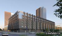 Жилой комплекс с матовыми алюминиевым кассетами возведут в Москве