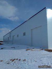 Склад с решениями ЕВРАЗа строится в сложных климатических условиях Иркутской области