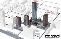 Строительство небоскреба в Новосибирске планируют начать в 2025 г.