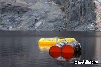 На Оленегорском ГОКе используют для водоотлива плавучие понтоны (видео)