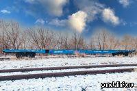 Трансмаш передал компании «АВК-Транс» восьмидесятифутовые платформы